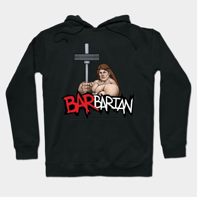 BARbarian Hoodie by ChurchOfRobot